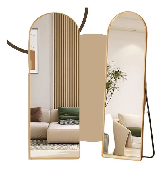 Large Pinterest Mirror with Support and Golden Frame – The Ever Botanic
