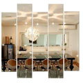 Rectangular Decorative Mirror Kit 5 Pieces Crystal Glass – The Ever Botanic