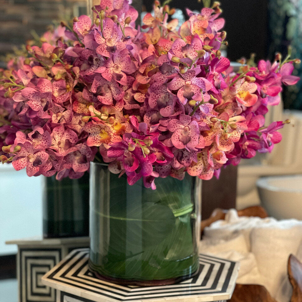 Mixed Mokara Orchids in Large Rota Cylinder – The Ever Botanic