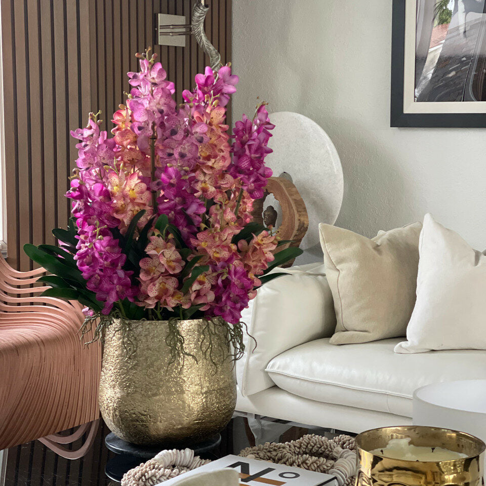 Large Delaney Bowl with Mixed Mokara Orchids – The Ever Botanic