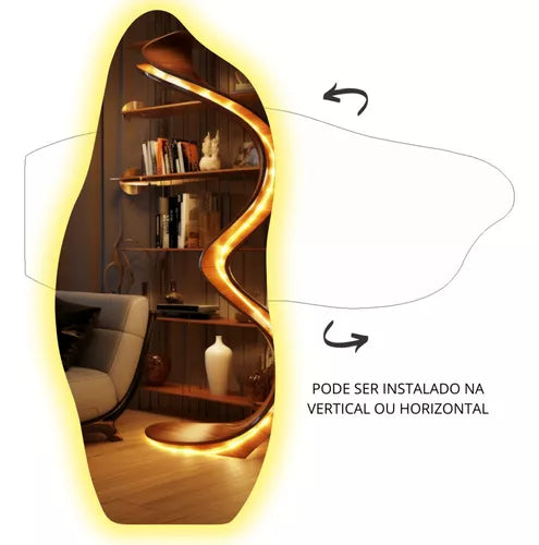 Organic Mirror 170 × 70 LED Full Body – The Ever Botanic