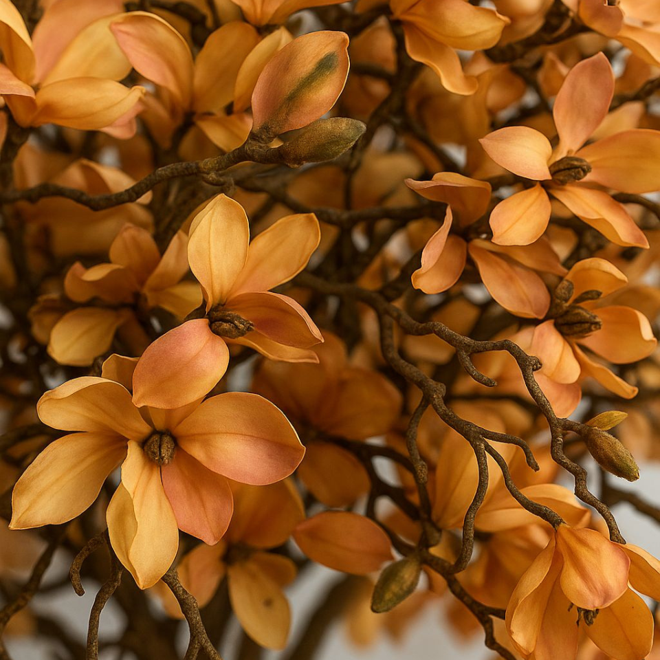 Beige Magnolia Tree in Pot St. Tr. Glossy White Release – The Ever Botanic