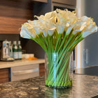 Calla Lilies in Glass Cylinder – The Ever Botanic