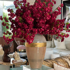 Aurelia Vase with burgundy cherry blossoms – The Ever Botanic