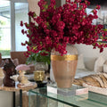 Aurelia Vase with burgundy cherry blossoms – The Ever Botanic