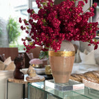 Aurelia Vase with burgundy cherry blossoms – The Ever Botanic