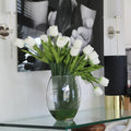 Moon Vase with White Tulips – The Ever Botanic