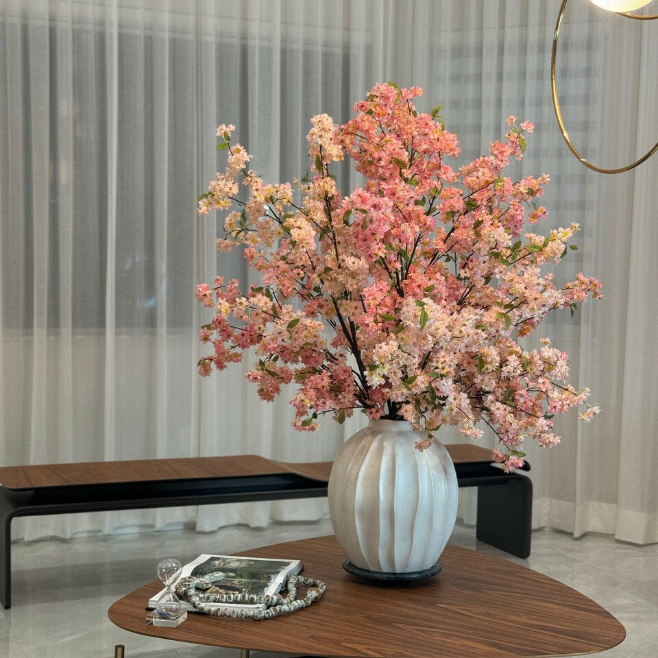 Astoria Vase with Pink Cherry Blossoms – The Ever Botanic