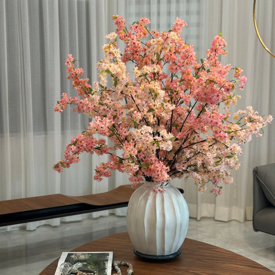 Astoria Vase with Pink Cherry Blossom – The Ever Botanic