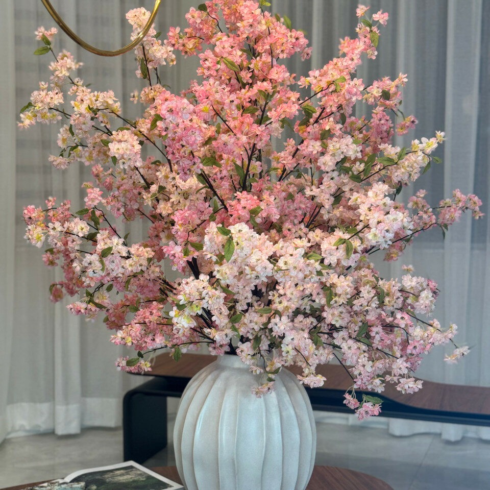 Astoria Vase with Pink Cherry Blossom – The Ever Botanic