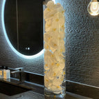 Glass Cylinder with White Phalaenopsis Orchids – The Ever Botanic