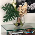 Lunar Vase with Cymbidium Orchids and Calla Lilies – The Ever Botanic