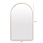 Scand Mirror 150 cm x 90 cm Tauari – The Ever Botanic