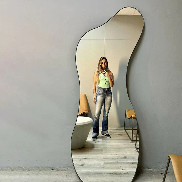 Full-Length Curved Mirror 170 × 70 cm – The Ever Botanic