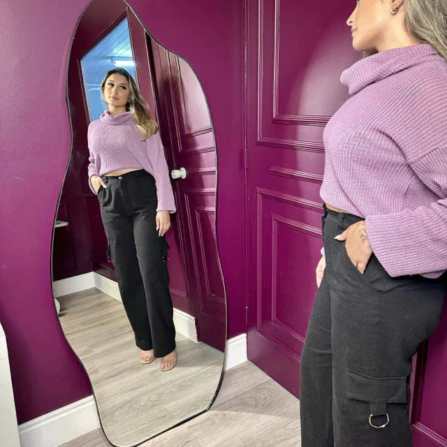 Full Body Fire Mirror 170 × 70 cm – The Ever Botanic