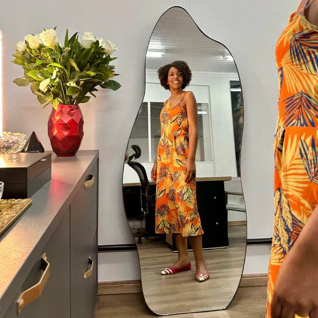 Full Body Fire Mirror 170 × 70 cm – The Ever Botanic