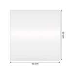 Slim Square Mirror with LED 60 × 60 cm – The Ever Botanic