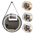 Round LED Mirror 3 Colors with Adnet Strap 45 cm – The Ever Botanic