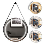 Round LED Mirror 3 Colors with Adnet Strap 45 cm – The Ever Botanic